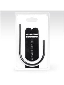 All Black Silicone Sounds - Sonda Uretrale in Silicone Da 6 MM