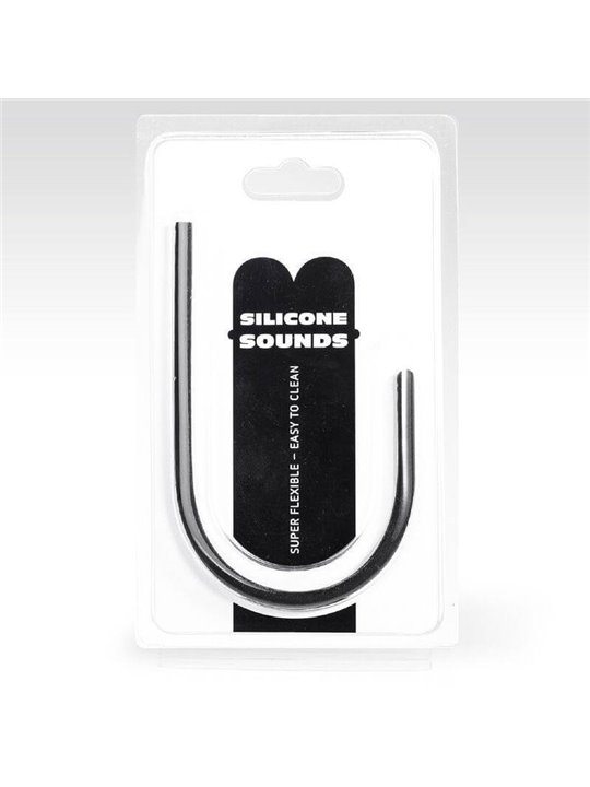 All Black Silicone Sounds - Sonda Uretrale in Silicone Da 6 MM