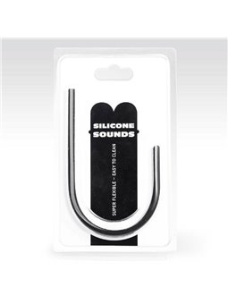All Black Silicone Sounds - Sonda Uretrale in Silicone Da 8 MM
