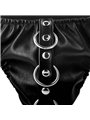 Darkness - Slip con Guinzaglio Black Underpants With Leash