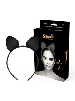 Coquette Chic Desire - Cerchietto con Orecchie di Gatto - Nero