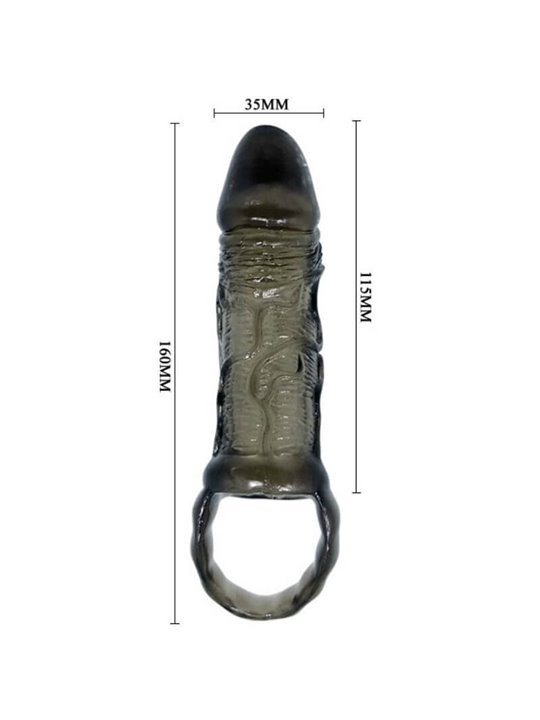 Baile - Penis Extension Sheath with Strap for Testicles 11.5 CM