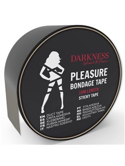 Darkness - Adhesive Black Bondage Tape 15M