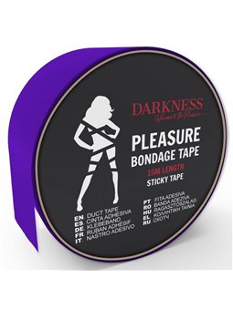 Darkness - Nastro Bondage Tape Purple 15 M