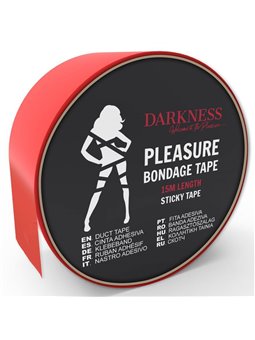 Darkness - Adhesive Red Bondage Tape 15M