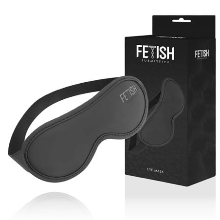 Fetish Submissive - Vegan Leather Mask II With Noprene Lining