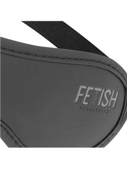 Fetish Submissive - Vegan Leather Mask II With Noprene Lining