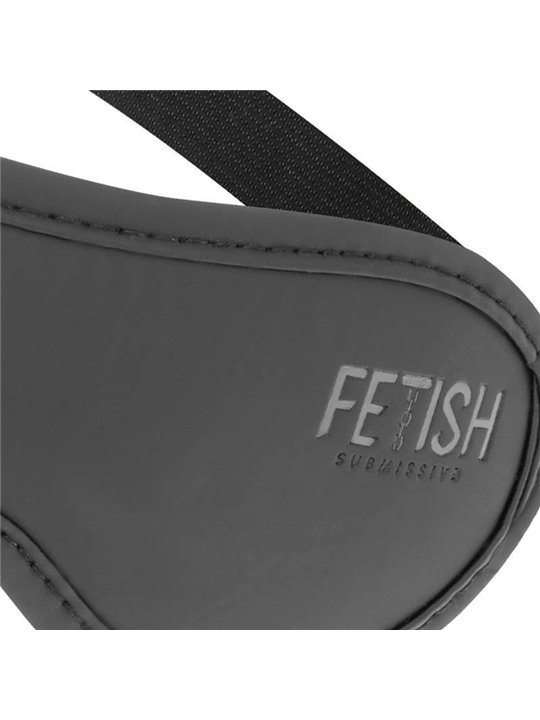 Fetish Submissive - Vegan Leather Mask II With Noprene Lining