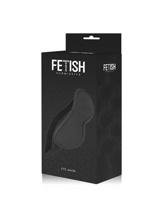 Fetish Submissive - Vegan Leather Mask II With Noprene Lining