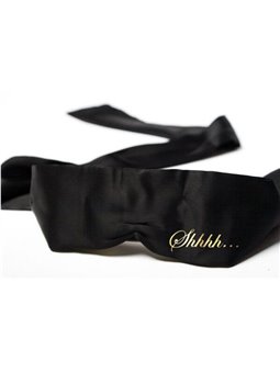 Bijoux Indiscrets Shhh - Mascherina Copri Occhi in Raso Lucido - Nero