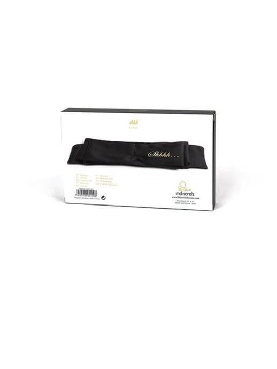 Bijoux Indiscrets Shhh - Mascherina Copri Occhi in Raso Lucido - Nero