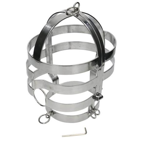 Metal Hard - Mask with Steel Necklace