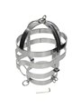 Metal Hard - Mask with Steel Necklace