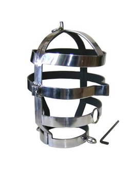 Metal Hard - Mask with Steel Necklace