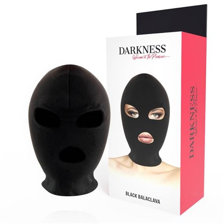 Darkness Black Balaclava - Cappuccio Nero con Apertura su Occhi e Bocca