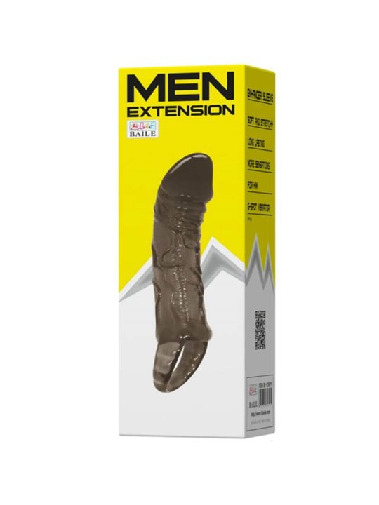 Baile Men Extension - Guaina Fallica con Anello per Testicoli - 11,5 CM