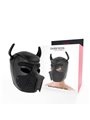 Darkness Black Neoprene Puppy Hood - Maschera da Cane con Museruola Removibile M