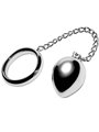 Metal Hard - Cock Ring 45Mm + Chain with Metal Ball