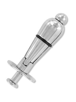 Metal Hard Plug Anal Metalico con Bloqueo