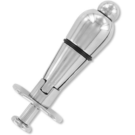 Metal Hard Plug Anal Metalico con Bloqueo