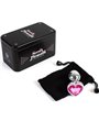 Secret Play - Metal Butt Plug Fuchsia Heart Small Size 7 CM