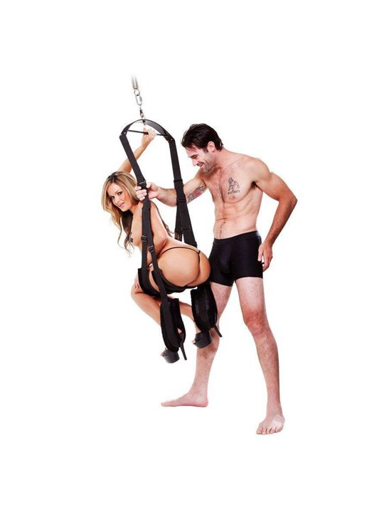 Fetish Fantasy Series - Spining Fantasy Swing Black