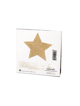 Bijoux - Indiscrets Flash Golden Star Nipple Covers