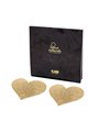 Bijoux - Indiscrets Flash Golden Heart Nipple Covers
