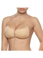 Bye-Bra Lace-It - Reggiseno Adesivo con Scollatura Regolabile - Coppa D Beige