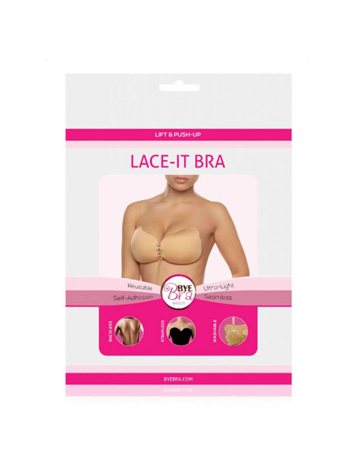 Bye-Bra - Lace-It Enhancement Push-Up Black Cup C