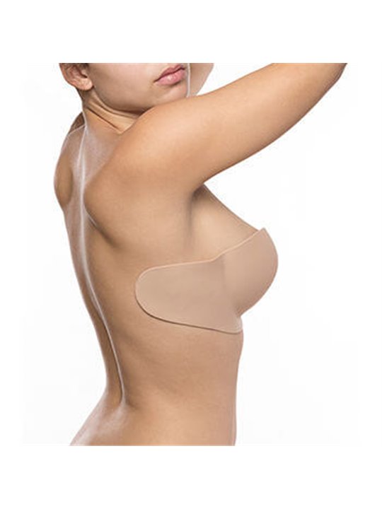 Bye-Bra Gala - Reggiseno Push-Up a Balconcino Adesivo e Riutilizzabile - Coppa C Beige