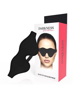 Darkness Black Stylish Blind Mask - Mascherina Copri Occhi Nera