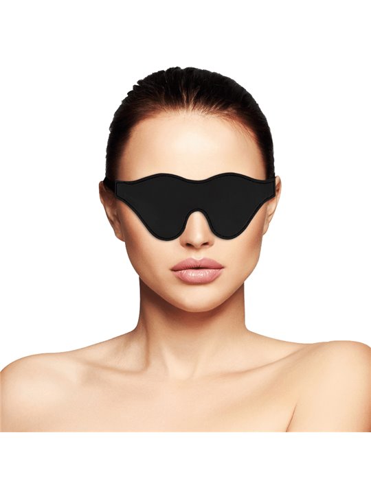 Darkness Black Stylish Blind Mask - Mascherina Copri Occhi Nera