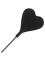Darkness Bondage - Pagaia Nera a Forma di Cuore e Piumino Stimolante 2 in 1