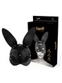 Coquette Chic Desire - Vegan Leather Mask with Rabbit Ears