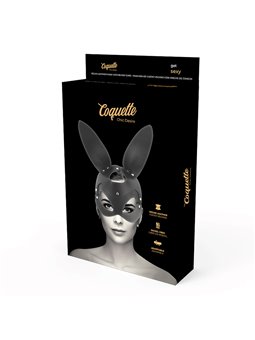 Coquette Chic Desire - Vegan Leather Mask with Rabbit Ears