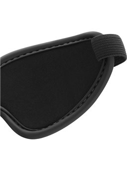 Begme Black Edition - Mascherina Copri Occhi in Pelle Vegana