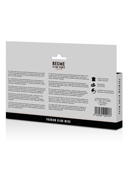 Begme -  Black Edition Premium Blind Mask  with Neoprene Lining