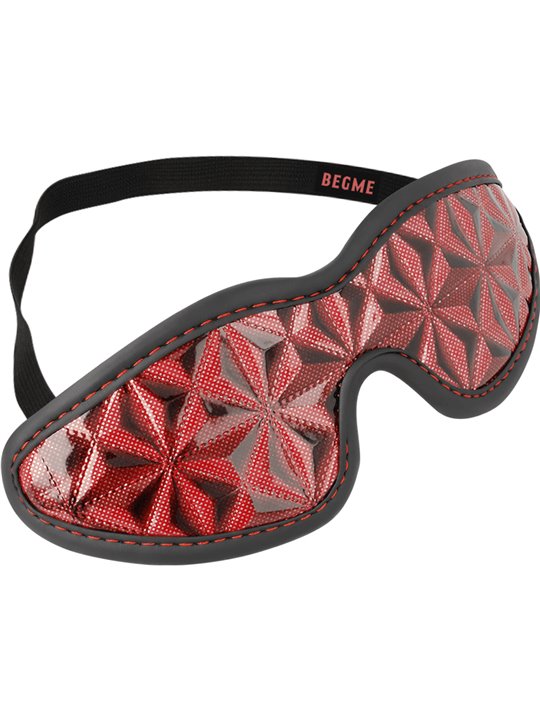 Begme Red Edition - Mascherina Copri Occhi in Pelle Vegana