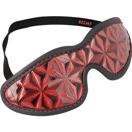 Begme Red Edition - Mascherina Copri Occhi in Pelle Vegana
