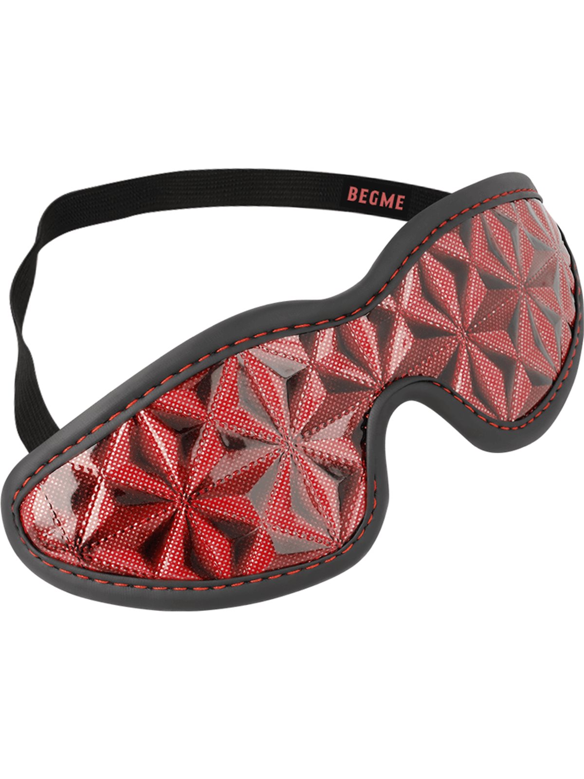 Begme Red Edition - Mascherina Copri Occhi in Pelle Vegana