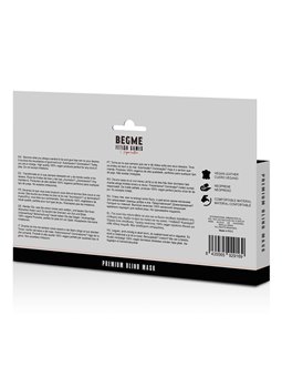 Begme Red Edition - Mascherina Copri Occhi in Pelle Vegana
