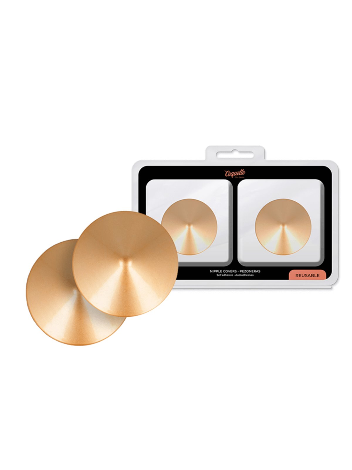 Coquette Chic Desire - Copricapezzoli Dorati a Forma di Cerchio