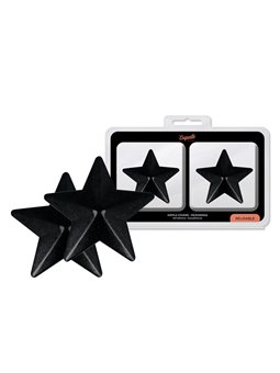 Coquette Chic Desire - Black Stars Nipple Covers