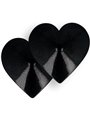 Coquette Chic Desire - Copricapezzoli Neri a Forma di Cuore