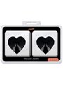 Coquette Chic Desire - Copricapezzoli Neri a Forma di Cuore