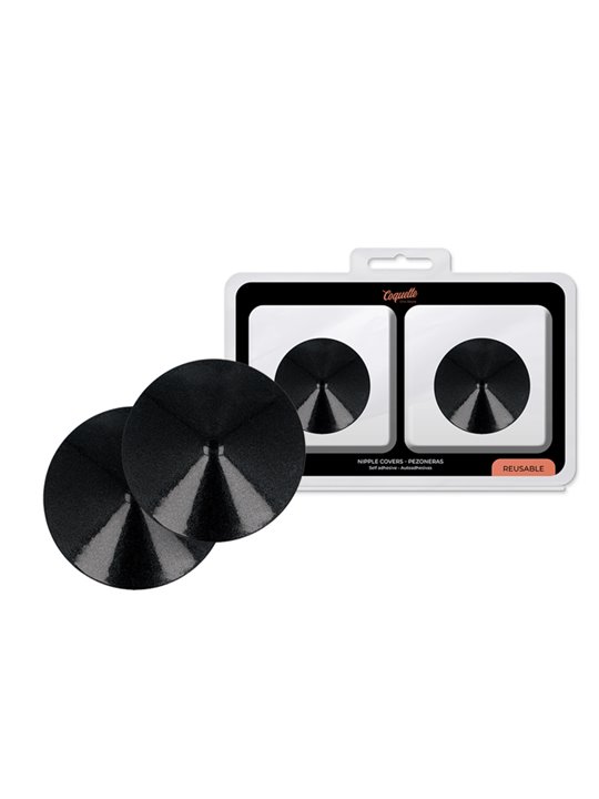 Coquette Chic Desire - Black Circles Nipple Cover