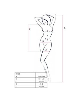 Passion Woman Bs025 Bodystocking Black Dress Style One Size