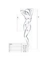 Passion Woman Bs025 Bodystocking Black Dress Style One Size