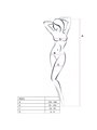 Passion - Woman Bs031 Red Bodystocking One Size